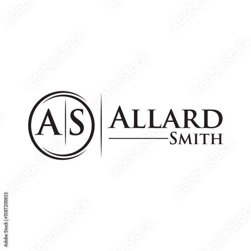 Allard Smith Logo – Distinguished professional branding for consultants, attorneys, or financial advisors. Elegant, authoritative designs that reflect expertise and trust.

