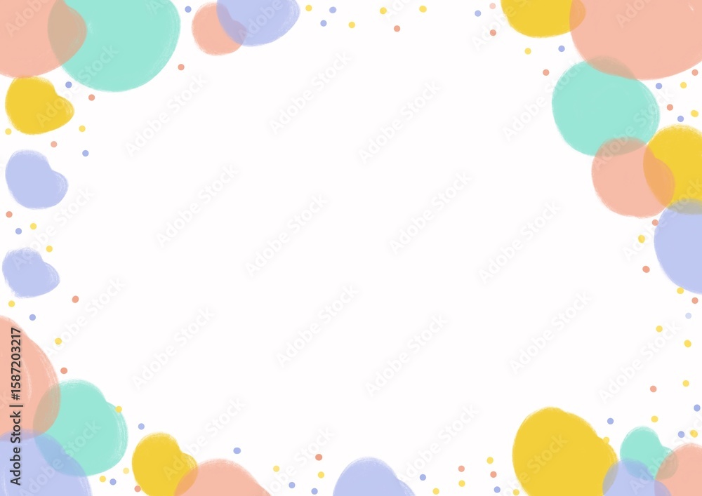 colorful balloons frame colorful balloons frame