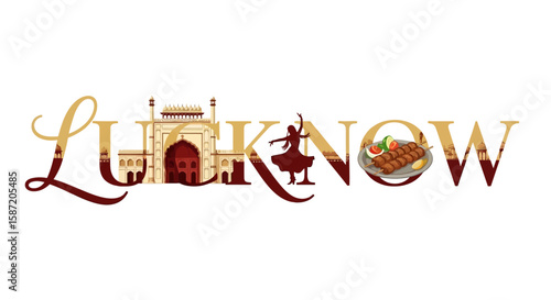 Lucknow India Art Culture with food.