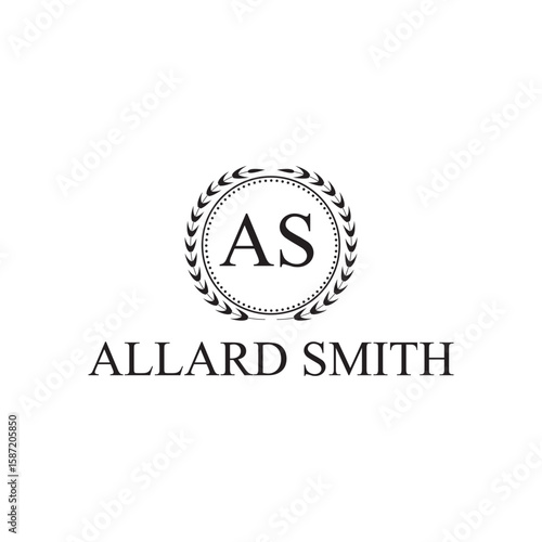Allard Smith Logo – Distinguished professional branding for consultants, attorneys, or financial advisors. Elegant, authoritative designs that reflect expertise and trust.

