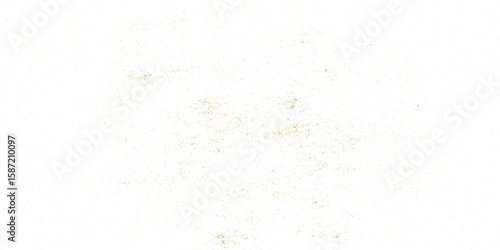 Gold glitter texture isolated on white. Golden color of winners. Aureate abstract particles on ofay substrate. Explosion of confetti shine. Celebratory background. Vector illustration