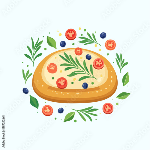 Focaccia: Italian Herb & Olive Oil Delight