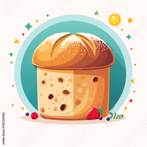 Italian Panettone: Sweet Christmas Loaf