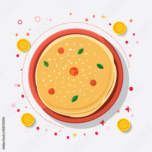 Flaky Paratha: Layered Indian Flatbread