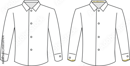 Before and After Comparison of Yellow Stains on Shirt Collar and Cuffs
