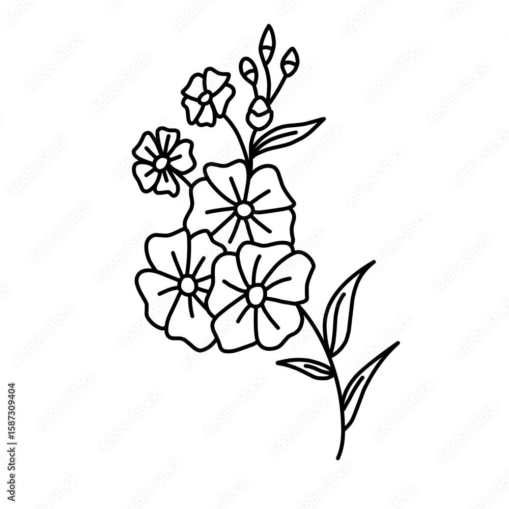 Fototapeta premium vector illustration of a branch