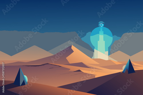 man standing on the sand