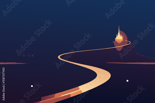 highway at night