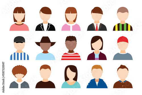 Diverse People: A collection of diverse and inclusive avatar icons representing a wide array of individuals, symbolizing community, identity, and human connection.