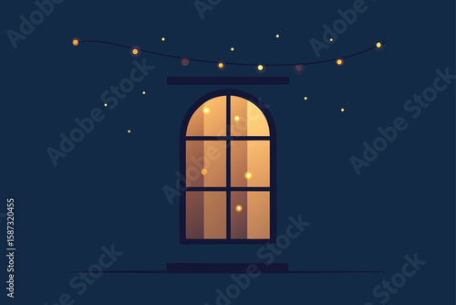 window in the night