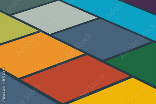 slate tile flooring with multicolor natural tones