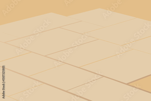 travertine stone floor with soft beige tones