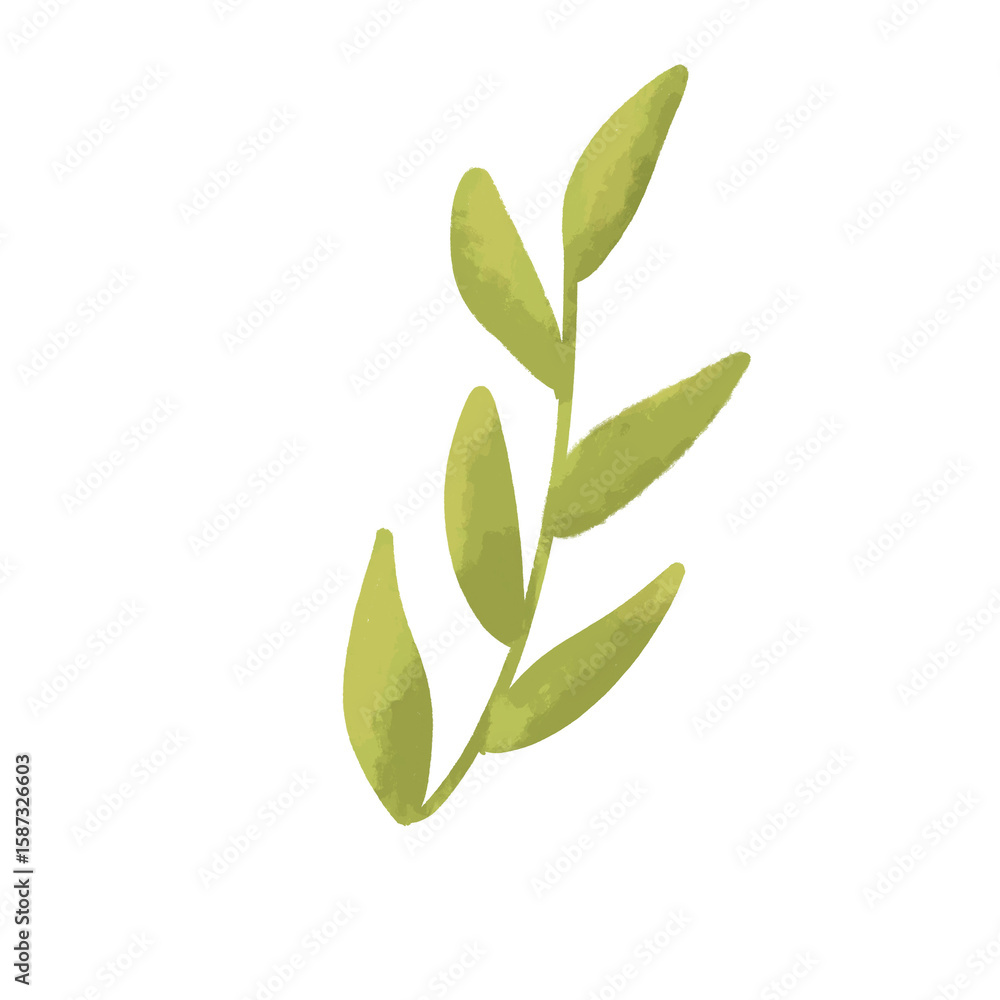 Naklejka premium Green plant