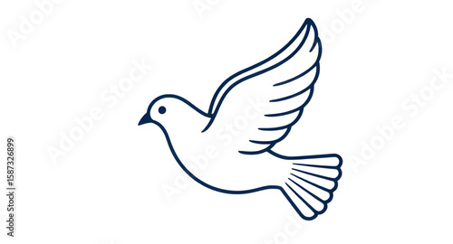 dove, peace, symbol, white bird, olive branch, freedom, harmony, hope, purity, spirituality, wings spread, flying dove, peaceful icon, unity, love, calm, serenity, gentle, soft feathers, illustration,