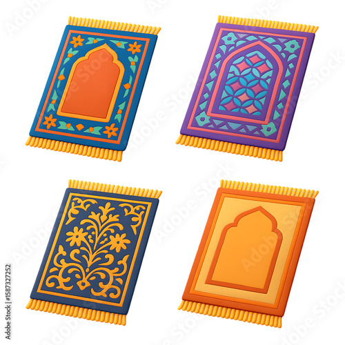 Prayer Rugs - Islamic Art, Cultural Designs, Religious Symbols