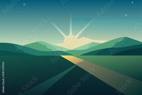 road to the mountains