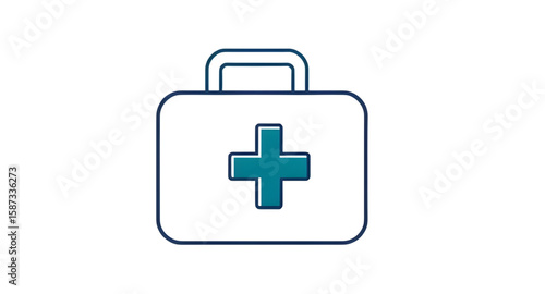 Travel first aid kit, Medical emergency kit, Medical kit icon, First aid vector, First aid equipment, Survival kit, First responder kit, Home first aid kit, Workplace first aid kit, Personal first aid
