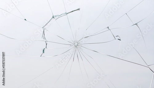 Wallpaper Mural 割れた窓ガラス Torontodigital.ca