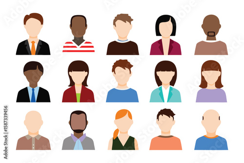 People Silhouettes: A collection of diverse human silhouettes, capturing a range of styles and backgrounds, perfect for illustrating diversity, unity, or a broad audience. 