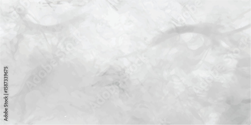 Clouds and sky watercolor vector hand drawn vector illustration. Abstract black and white winter watercolor background. Sky pattern with snow. Light blue watercolour paper texture background.