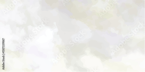 Clouds and sky watercolor vector hand drawn vector illustration. Abstract black and white winter watercolor background. Sky pattern with snow. Light blue watercolour paper texture background.