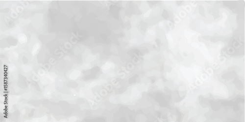 Clouds and sky watercolor vector hand drawn vector illustration. Abstract black and white winter watercolor background. Sky pattern with snow. Light blue watercolour paper texture background.