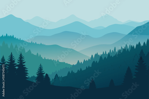 mountain landscape in the mountains