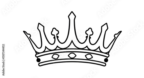 crown icon, crown silhouette vector, imperial crown vector, decorative crown icon, royal jewelry vector, crown graphic design, fantasy crown illustration, regal crown vector, crown clipart, classic cr