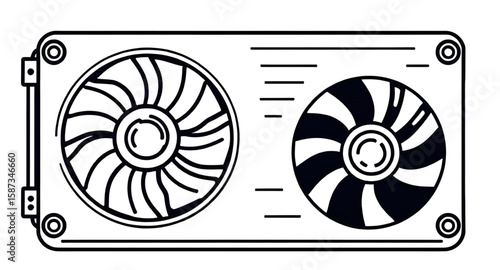 Computer cooling fan, PC fan, CPU fan, GPU cooler, Cooling system, Computer hardware, Heat sink fan, Desktop cooling, Laptop cooling, Tech accessories, Internal fan, Electronic cooling, Cooling device