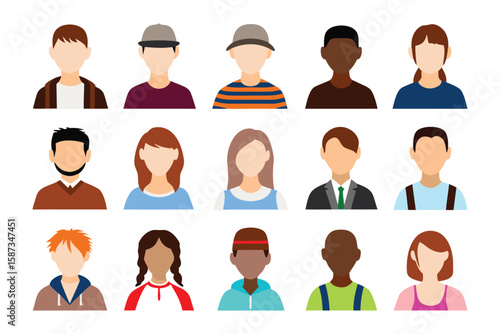 Diversity of Perspectives: A mosaic of diverse individuals, each a unique representation, symbolizing inclusivity, unity, and the richness of human variety.