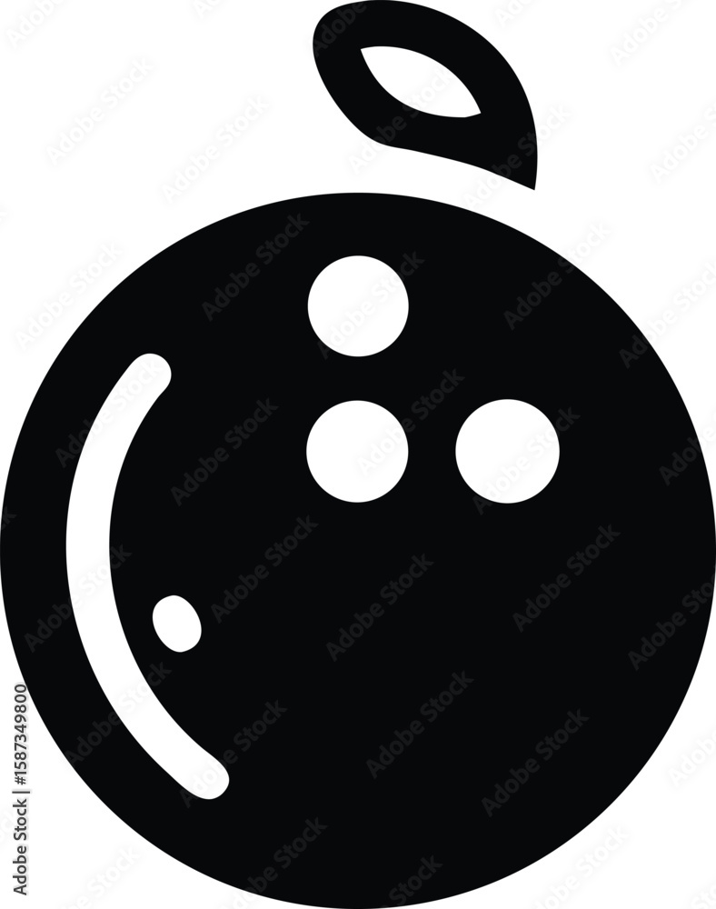 Fototapeta premium Apple fruit icon