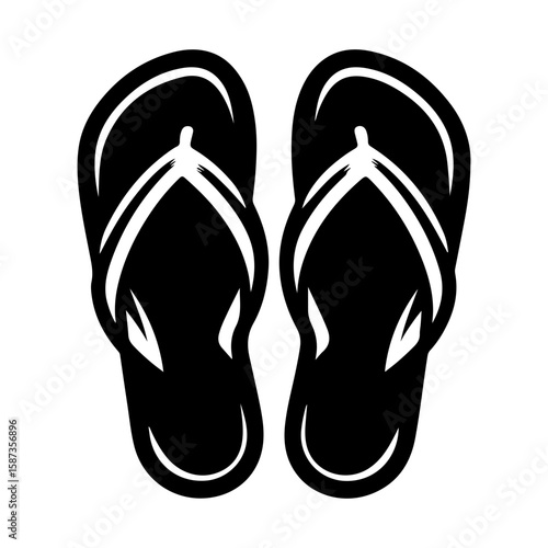 flip flops vector
