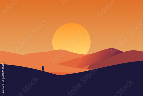 sunrise in mountains