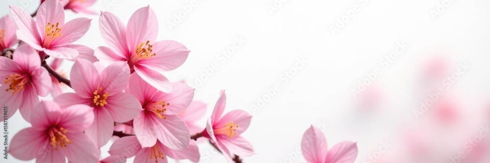 Elegant pink flower arrangement, pristine white backdrop , isolated flower, bouquet, copy space Elegant pink flower arrangement, pristine white backdrop , isolated flower, bouquet, copy space