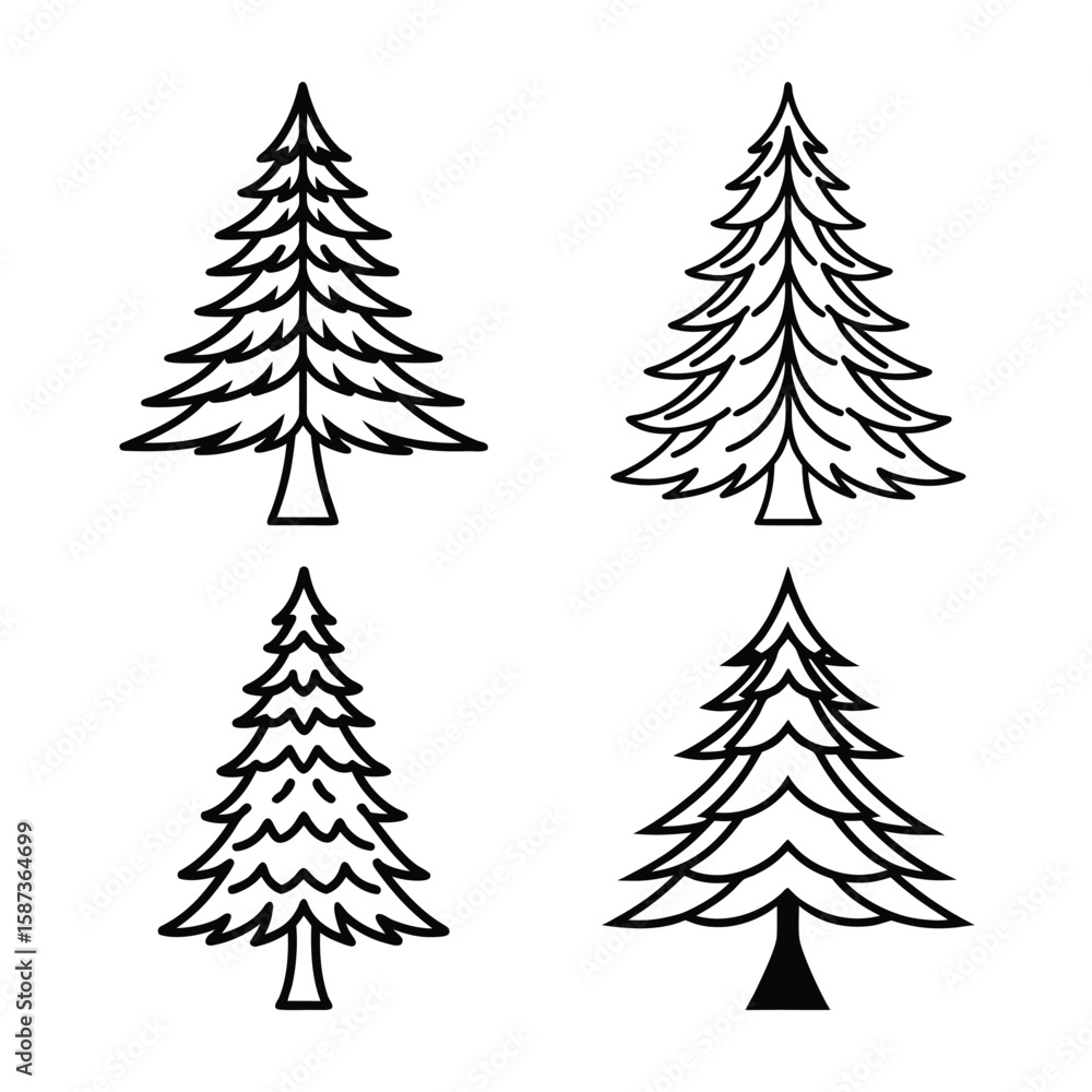 Obraz premium Bundle of spruce tree, fresh spruce bundle, green spruce branches, natural spruce, Christmas spruce, pine spruce bundle, forest spruce, conifer spruce, seasonal spruce, evergreen spruce pack
