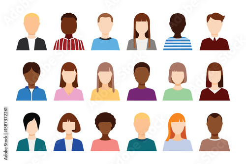 Diversity in Perspectives: A vibrant array of individuals, each unique in their background, representing a mosaic of cultures and identities, standing together in unity.