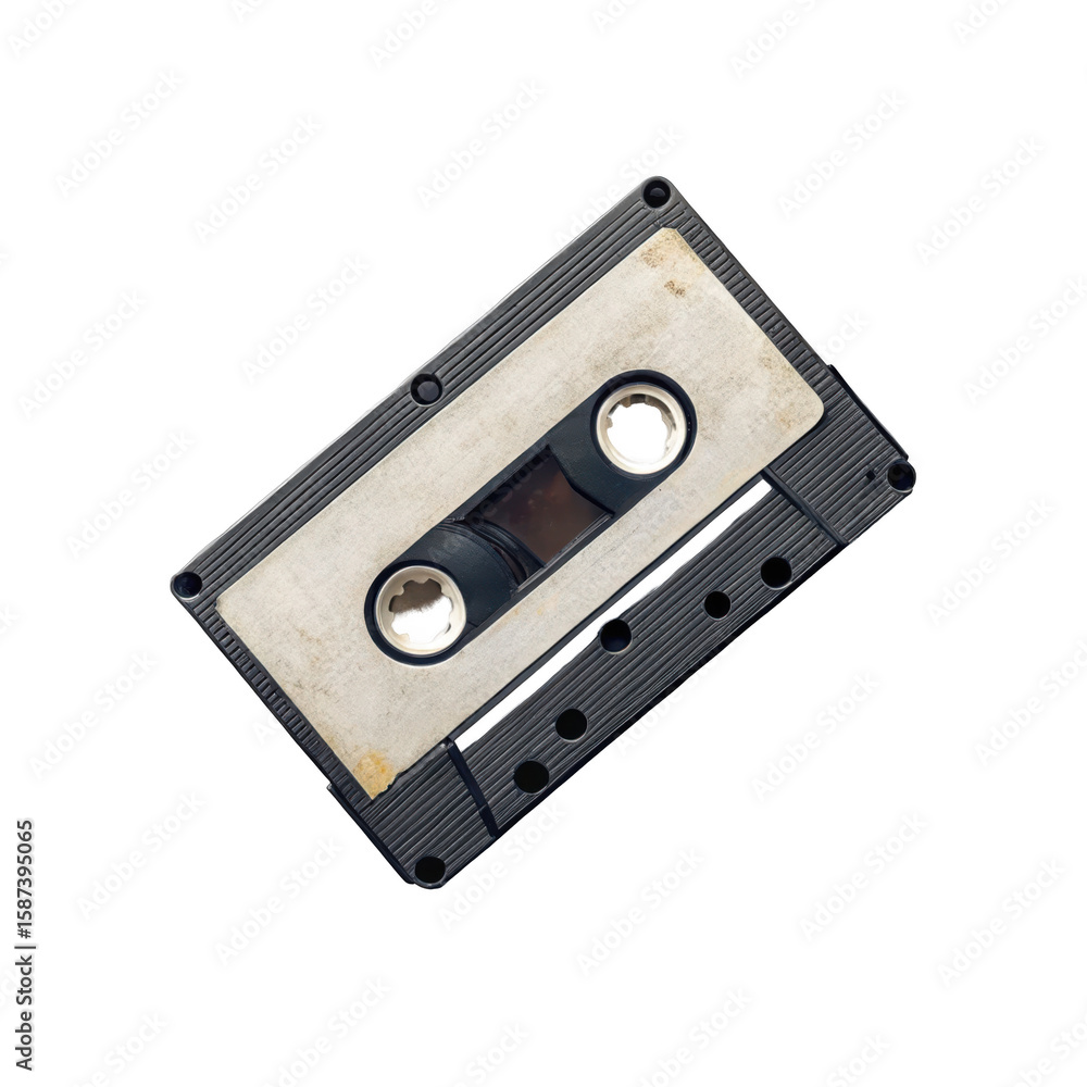 Obraz premium old Video Cassette tape on transparent background 