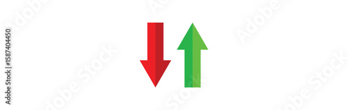arrow going up. Profit arow Vector illustration. Business concept, growing chart. Concept of sales symbol icon with arrow moving up