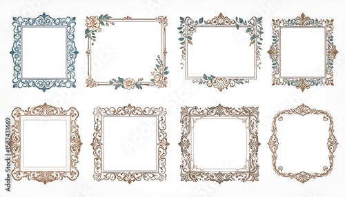 Collection of ornate decorative frames (1)