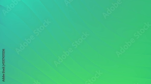 Abstract Green Gradient Wave Motion Background Animation for Creative Projects