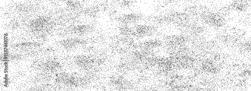 Abstract sandy grain texture. Stippled grit noise background. Distress dust particle overlay. Grunge dotted stone backdrop. Vector dot work grit texture. Sand specks, speckles, granules wallpaper