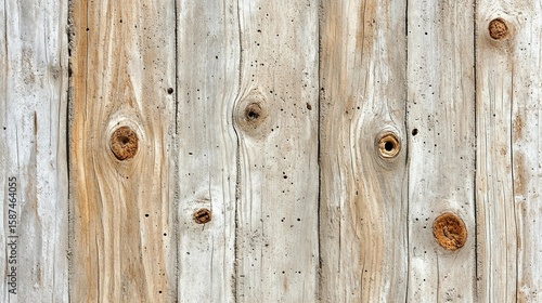 Wallpaper Mural Weathered wood planks texture background rustic gray beige tones Torontodigital.ca