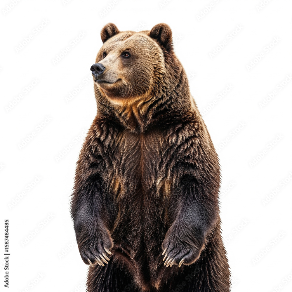 Fototapeta premium brown bear isolated