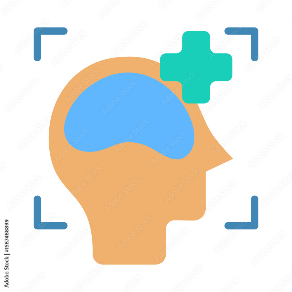 Fototapeta premium Functional Mri Icon