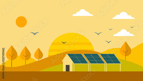 vector illustration of a house