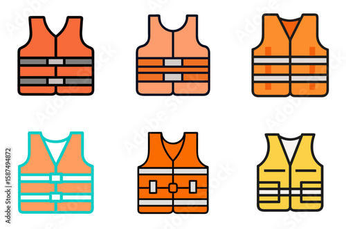 Safety Vest Icon Protection Work Security High Visibility Pack
