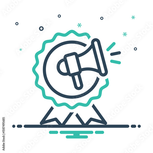Mix icon for brand visibility