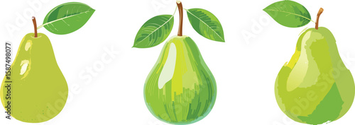 Green Pears, Farm-Fresh Flavor