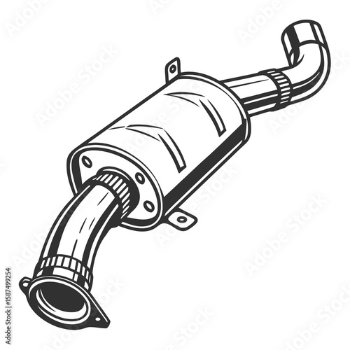 Exhaust Pipe 
Vector Racing Helmet, Flags, Car & Track AI Design