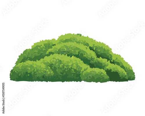 Compact Green Bush Element